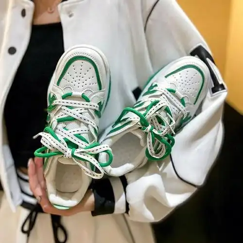 双鞋带交叉系法