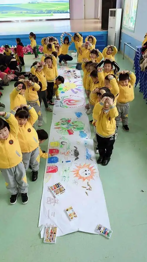 大盛幼儿园蕾蕾三班——绘长卷,未来可期!
