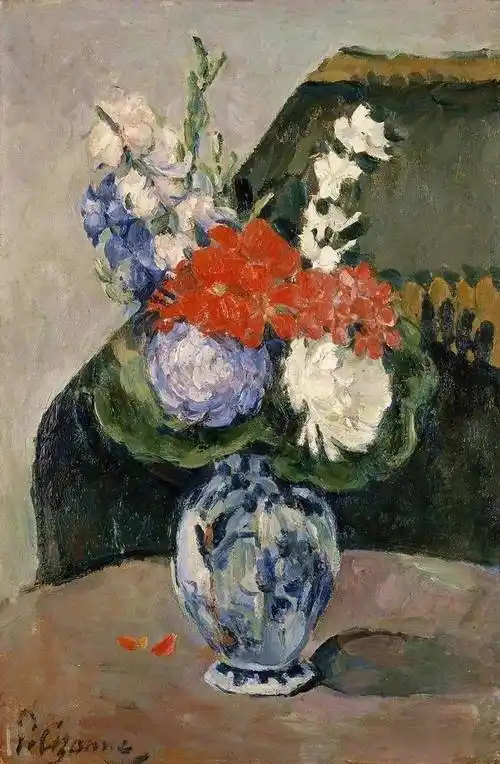 【写生啦】花丨保罗·塞尚paul cézanne作品欣赏_教学_油画_体系