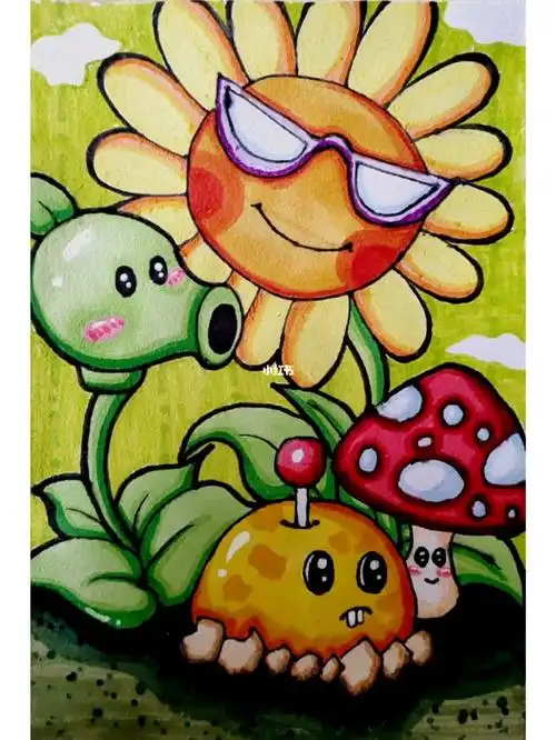 三年级课程美术创意儿童画(临摹)