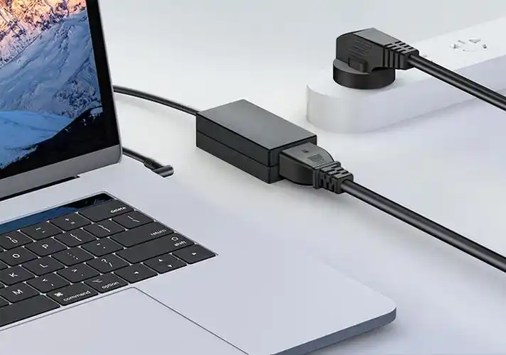 笔记本电源线三孔梅花3芯电脑显示器联想惠普戴尔华硕充电线插头直