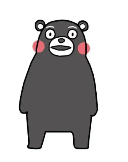 卡通简笔画:熊本熊简笔画画法