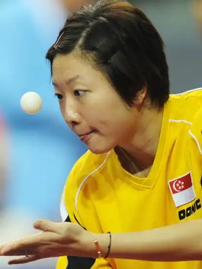 图文亚运乒乓球赛事拉开战幕李佳薇轻松应战
