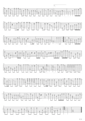 原声带《浪漫满屋 - 命运》吉他谱