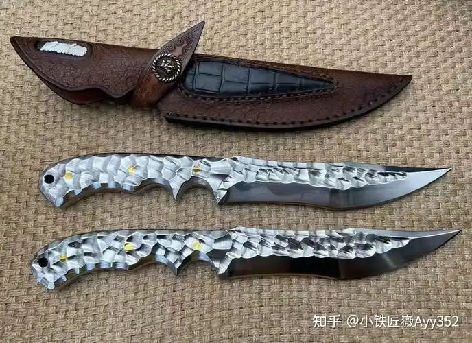 寒冰女神匕首短刀vg10钢一体龙骨镜面陨石纹