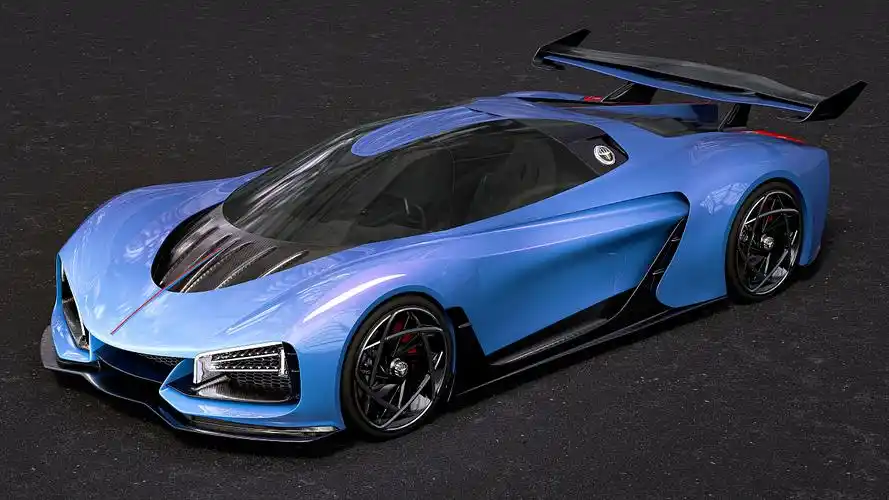 红旗s9 概念超跑渲染_啊黑猫警长-站酷zcool