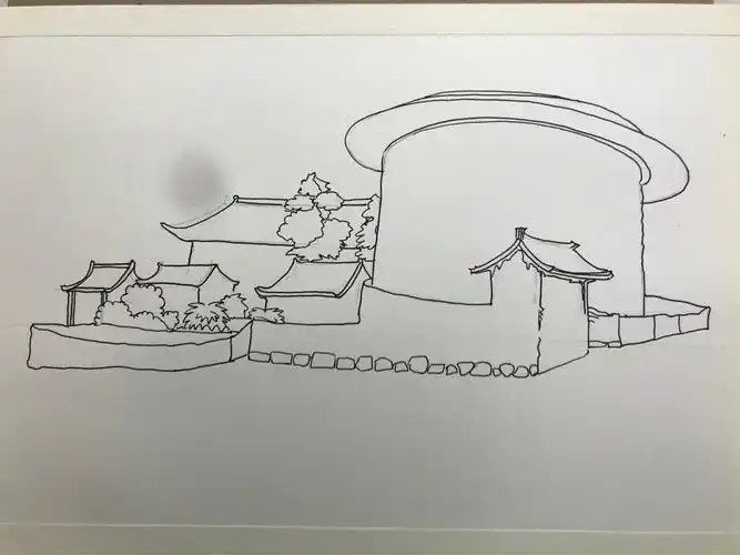 其它 东方古堡寻梦-福建土楼速写 写美篇同学们一定要记住:画面里的