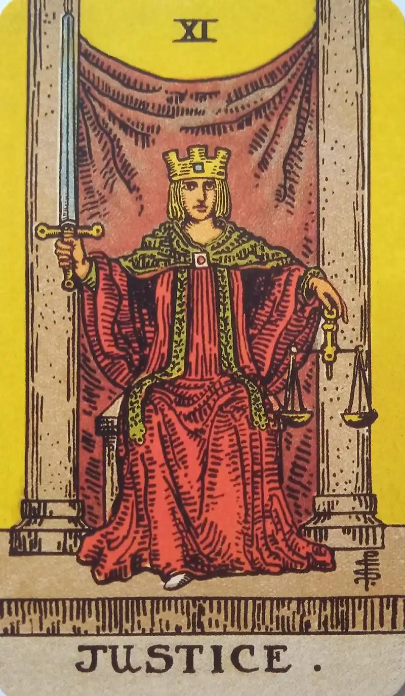 塔罗教学之正义牌解析