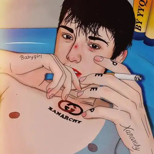 scarlxrd#男生头像  #嘻哈#kendricklamar  #kanye  #2pac