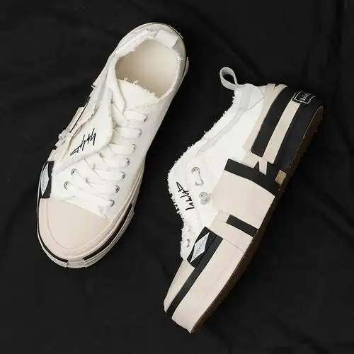 山本耀司联名帆布鞋厚底硫化鞋子男潮鞋吴建豪男女乞丐鞋夏季新款