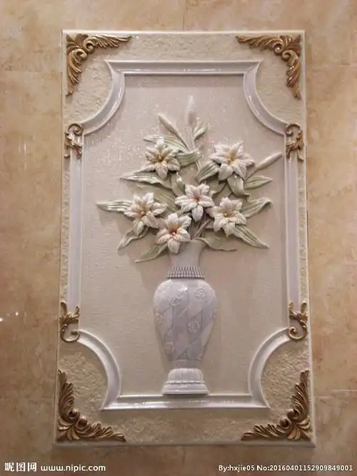 欧式浮雕玄关装饰画