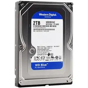 wd西部数据wd20ezaz台式机硬盘2t西数蓝盘2tb64m/256m缓存