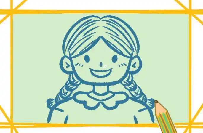 小女孩的简笔画怎么画小女孩的简笔画过程小女孩的简笔画怎么画小女孩