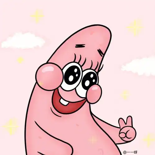 派大星头像壁纸简笔画教程