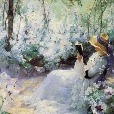 唯美的古典油画头像