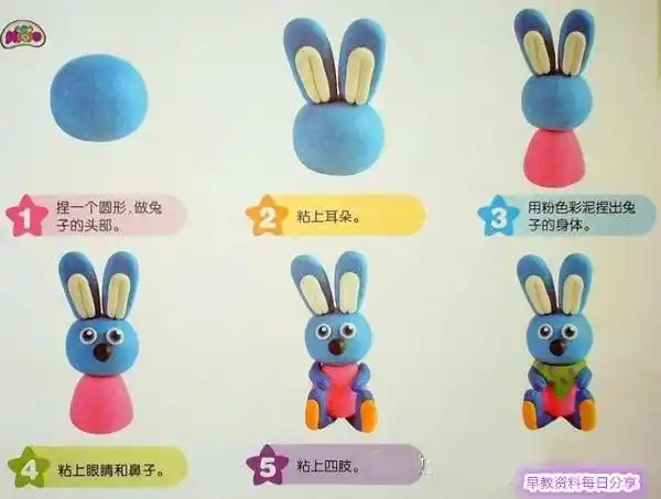 手工篇彩泥手工之动物篇