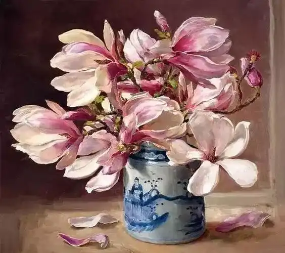 英国女画家anne cotterill(安妮·考特瑞尔)花卉作品欣赏