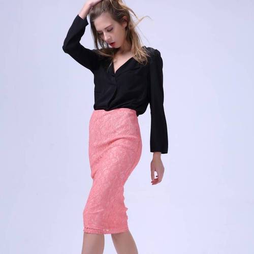 2020夏季新款蕾丝包臀半裙高品质高级感蕾丝半身裙