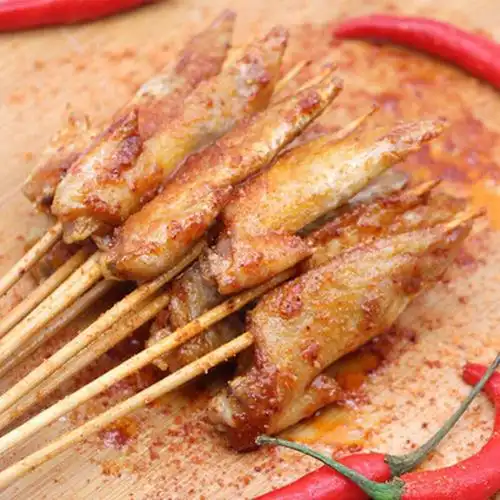 小鸡翅串鸡尖小串油炸烧烤冷冻半成品串串商用食材 100串