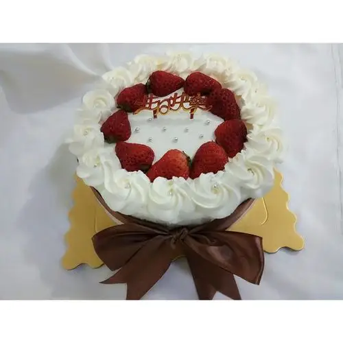 babi36_5puz做的淡奶油裱花蛋糕