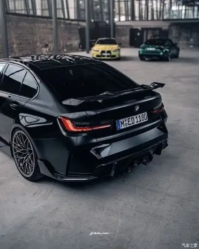 黑武士宝马m3competition颜值爆表