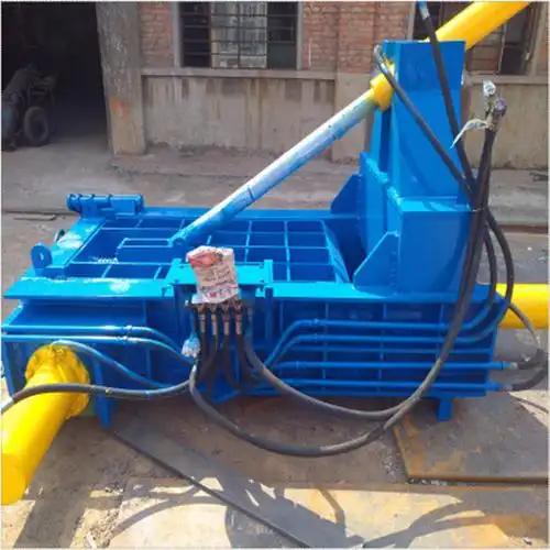 【金属液压压块机 全自动金属打包机 废铁下脚料压块机】价格_批发