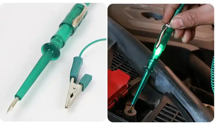 汽车电路检测多功能试灯汽修电工车用测线路维修工具12v24v试电笔