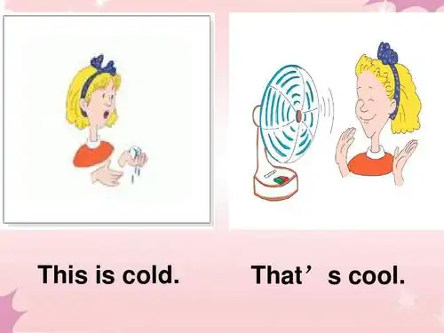 2014秋冀教版英语三上《lesson 16 warm and cool》ppt课件1