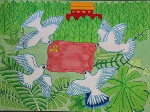 和平鸽简笔画 和平鸽简笔画图片大全