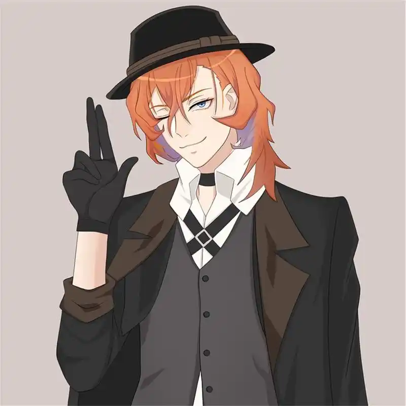 高清无水印文豪野犬,中原中也头像分享,你们的双黑来了