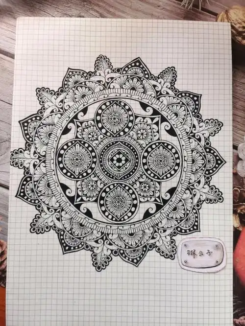 曼陀罗绘画分解