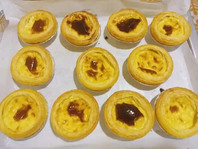 第一次尝试做蛋挞