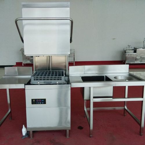 揭盖式全自动商用洗碗机洗杯机设备大型提拉式洗碗机酒店食堂厨房