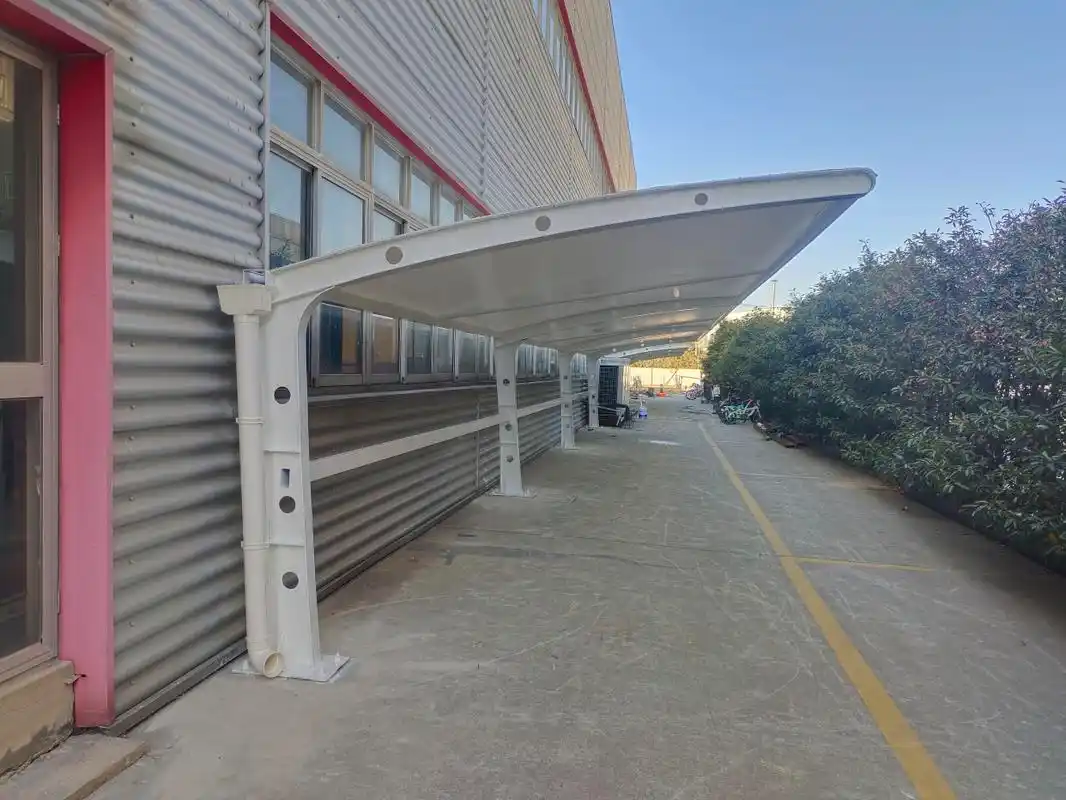 停车棚如何安装电瓶车棚移动推拉棚日常维护