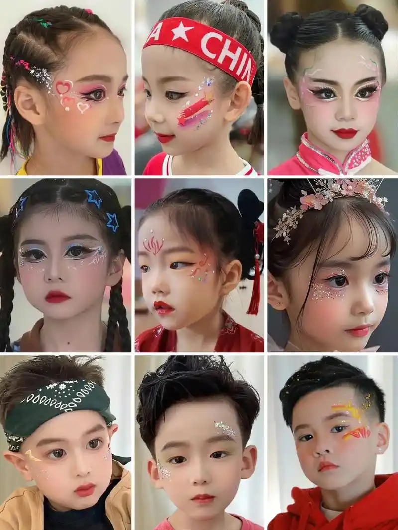 六一儿童节舞台妆合集 六一快到啦,请大数据推给需要给宝贝做妆造的