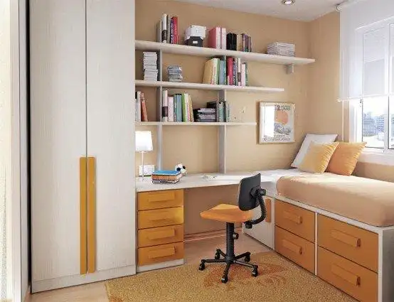 50例漂亮的青少年卧室布局设计3