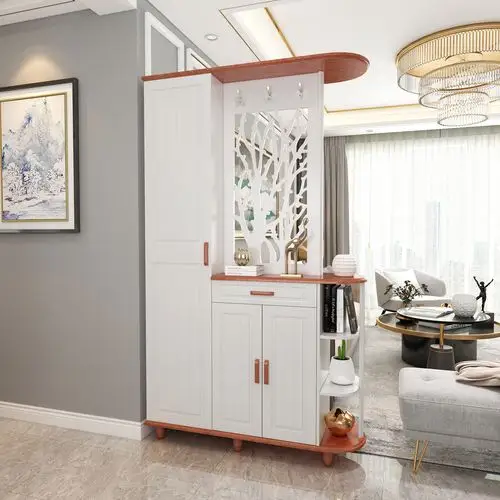 现代简约进门玄关客厅屏风装饰间厅柜入户鞋柜一体双面储物隔断柜已售