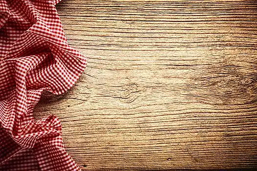 餐桌布木板背景