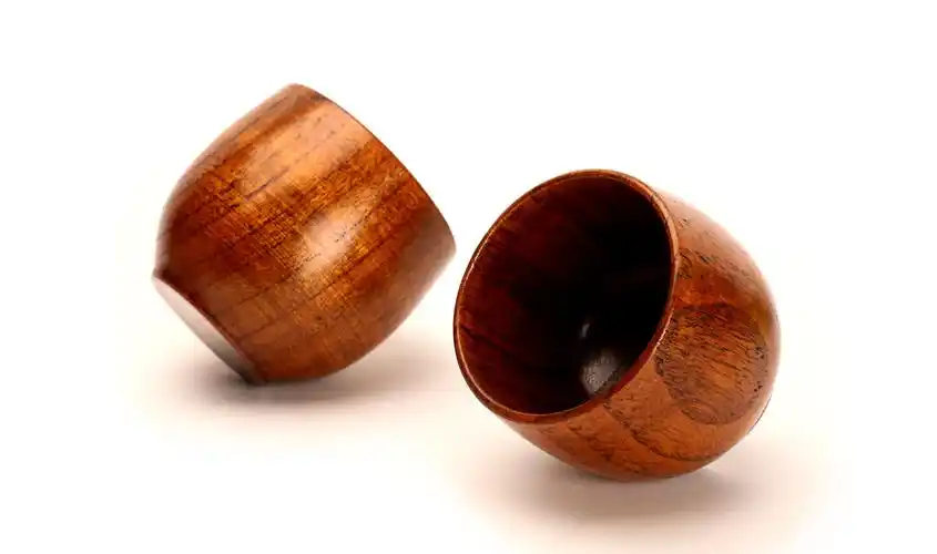 超艺厂家直销 优质天然日式和风木茶杯 大肚三国杯 实木小酒杯