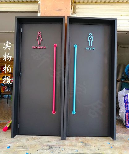 酒吧门卫生间门餐厅厕所门复古工业风门铁艺集装箱门创意洗手间门