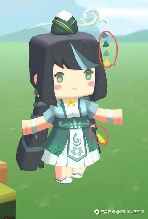 宅女玩迷你世界"走火入魔",自制青弦手办超逼真!