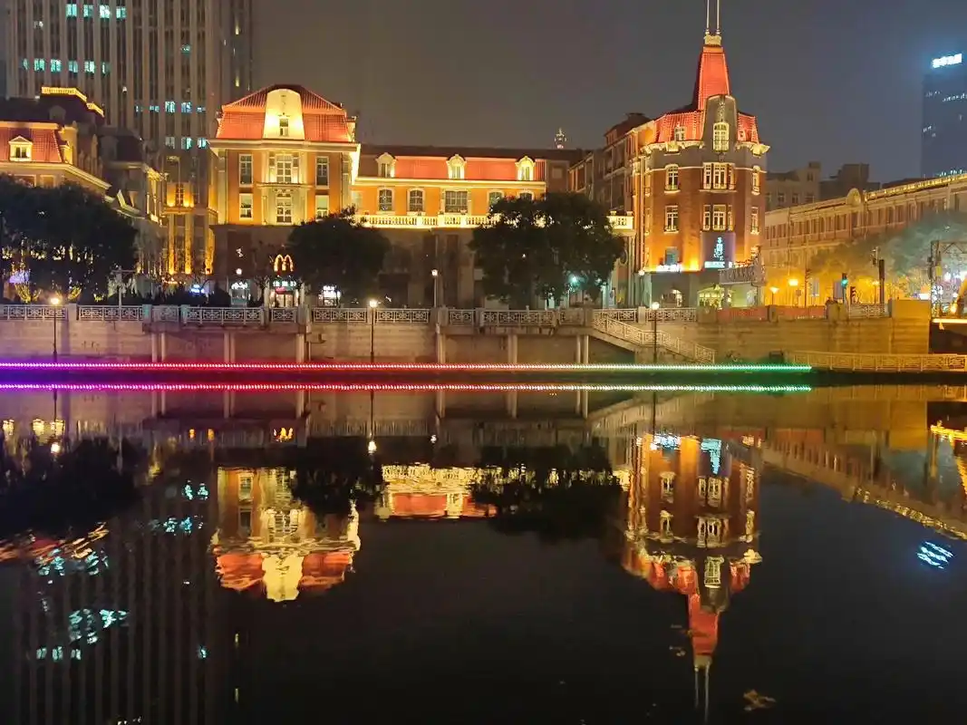 天津海河夜景图片欣赏.#手机摄影 #城市的夜晚  - 抖音