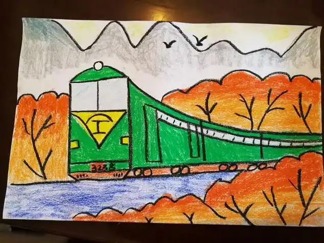 儿童画火车 儿童画火车最简单画法