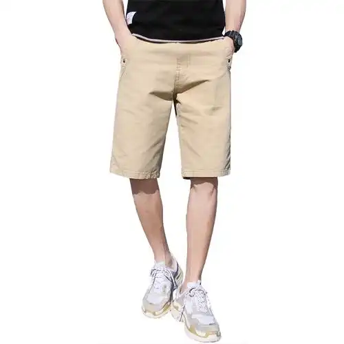富贵鸟短裤男士夏季2021年新款潮牌工装休闲五分男裤宽松薄款外穿七分