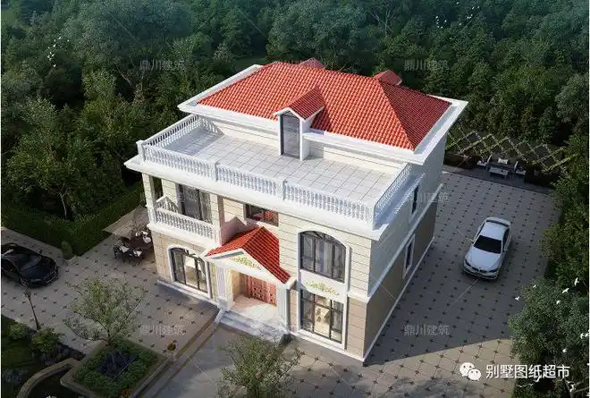 5款带屋顶晒台别墅经济又好看论农村住房实用性还得看露台