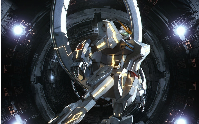 3d渲染cg——观星者高达_哔哩哔哩 (゜-゜)つロ 干杯~-bilibili