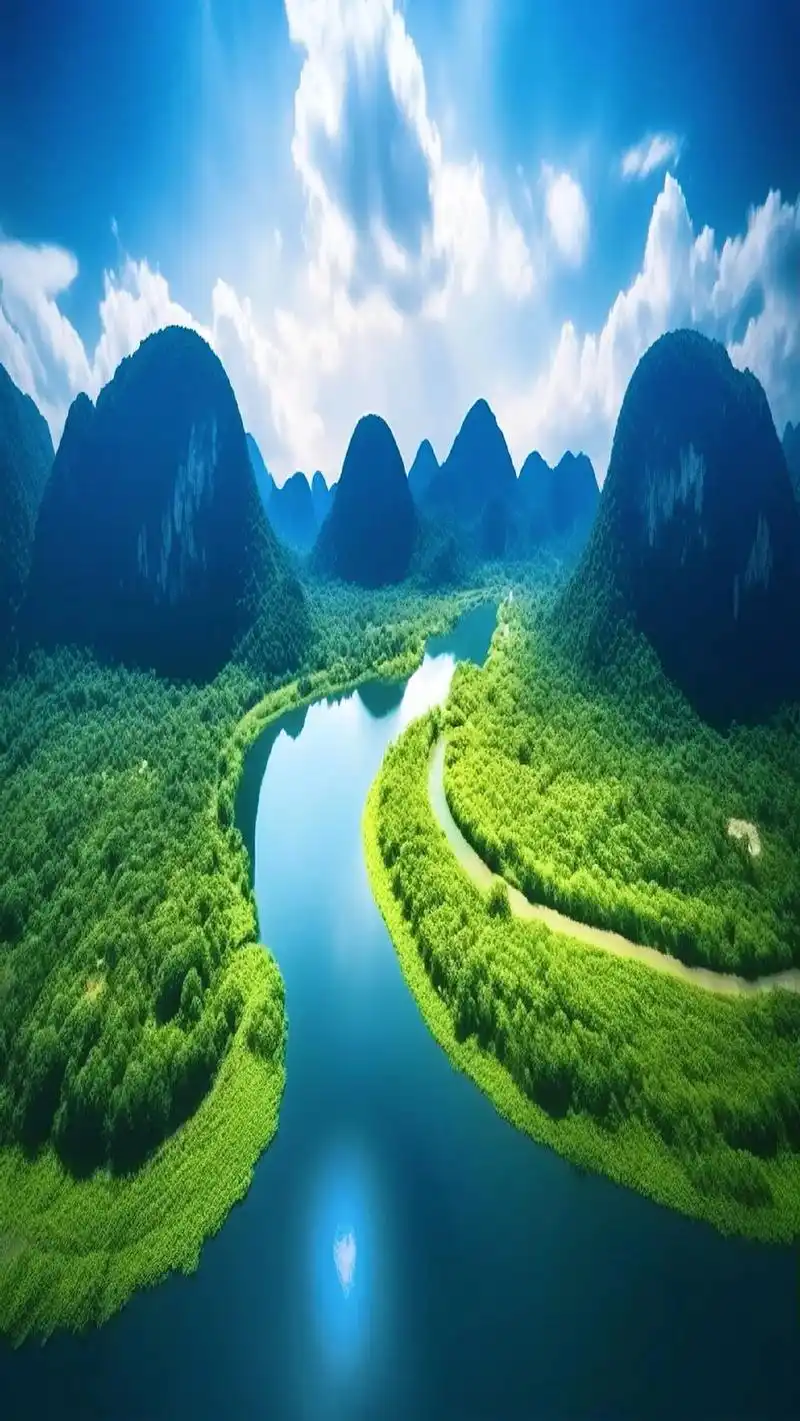 桂林山水甲天下,人间仙境美如画.最治愈人心的,就是这世间的美 - 抖音