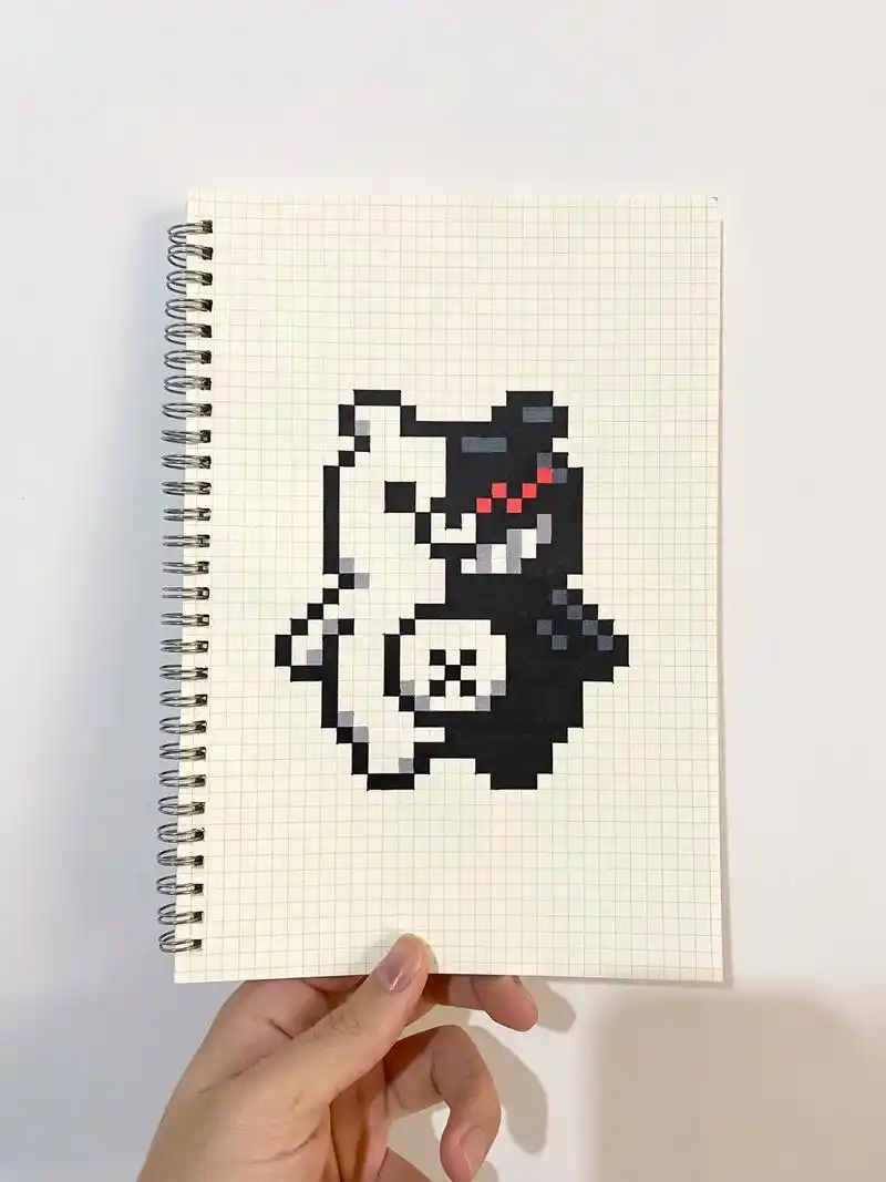 像素画 #弹丸论破 - 抖音