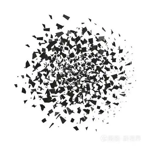 与许多小纸屑剥落的抽象背景.矢量背景