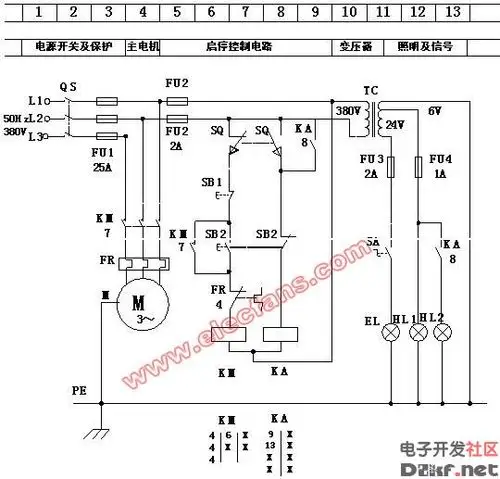 某机床电气原理图